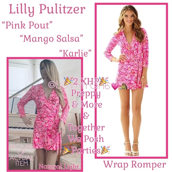 Lilly Pulitzer Wrap Romper/Dress